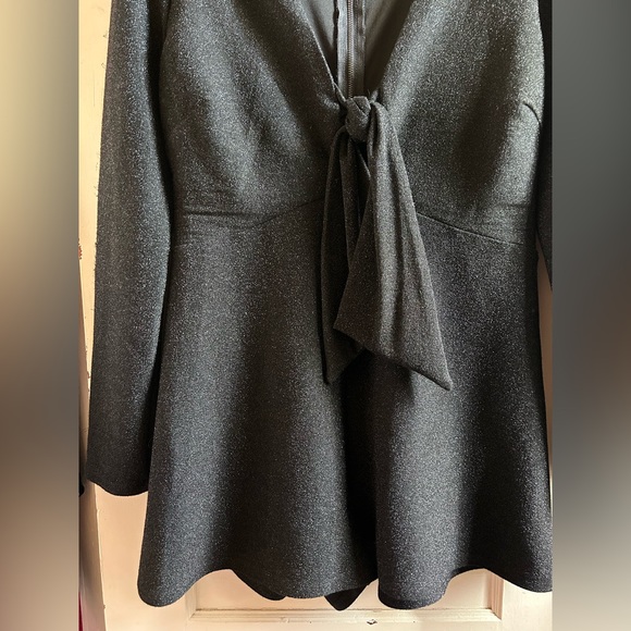 Material Girl Black Sparkle Romper - Picture 4 of 5